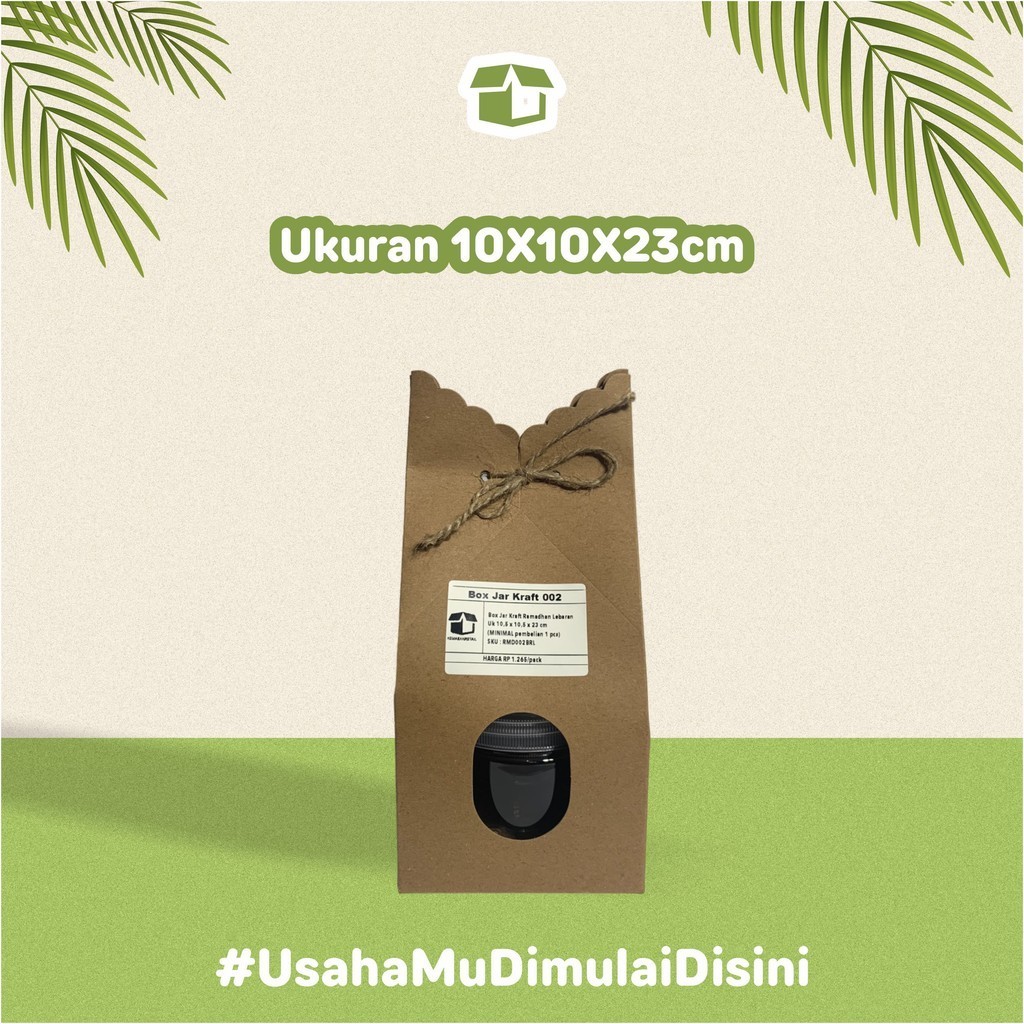 

Box Jar Kraft Ramadhan Lebaran Uk 10,5 x 10,5 x 23 cm 002 | KEMASAN JAYA GEMILANG