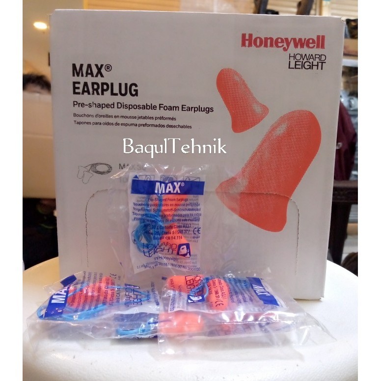 Earplug Honeywell Howard Leight MAX