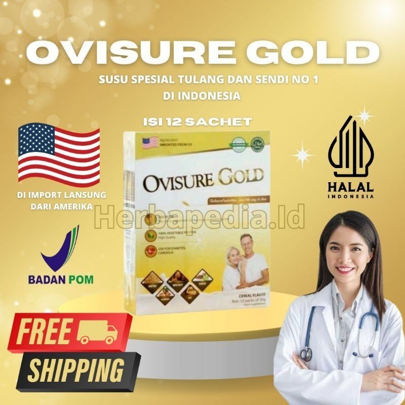 

NEW ASLI OVISURE GOLD SUSU OBAT VITAMIN TULANG DAN SENDI ASLI 100% ORIGINAL