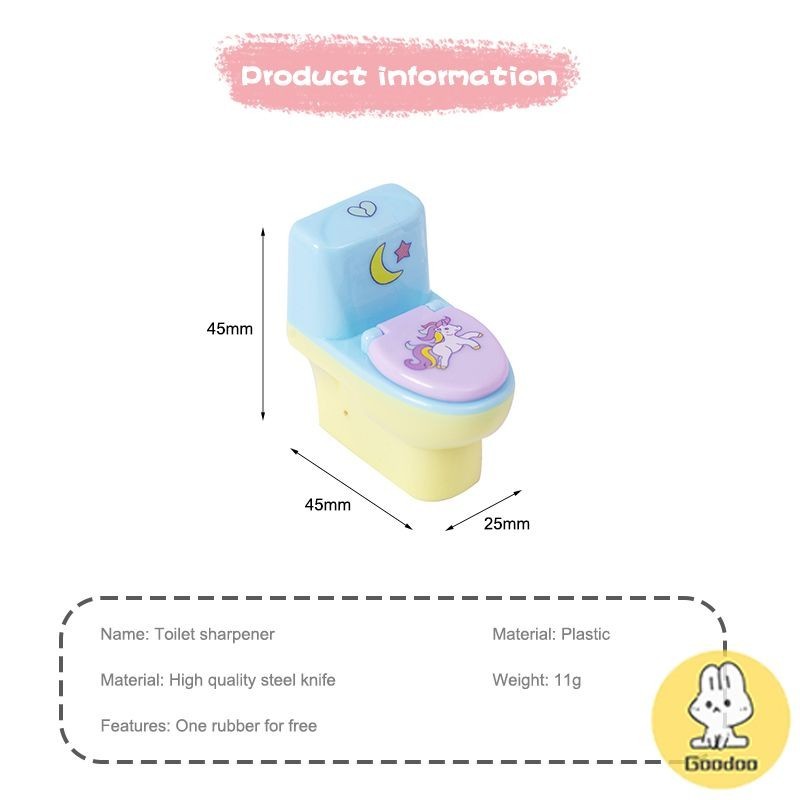 

Rautan Pensil Desain Closestool Kreatif Rautan Pensil Seri Hewan Kartun - GOOD