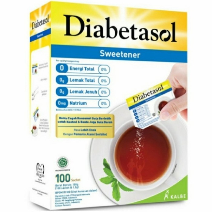 

Gula diabetasol 100 sachet