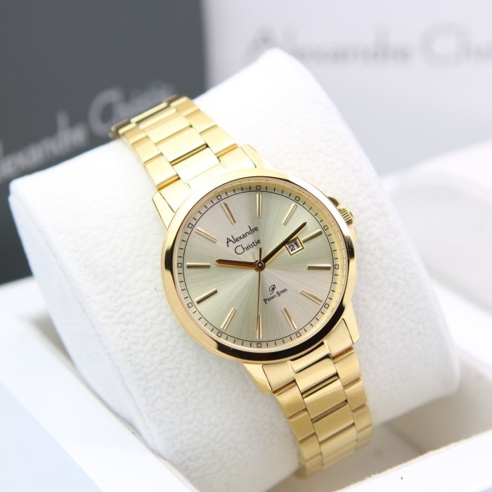 ALEXANDRE CHRISTIE AC1014 / AC 1014 GOLD WANITA. ORIGINAL