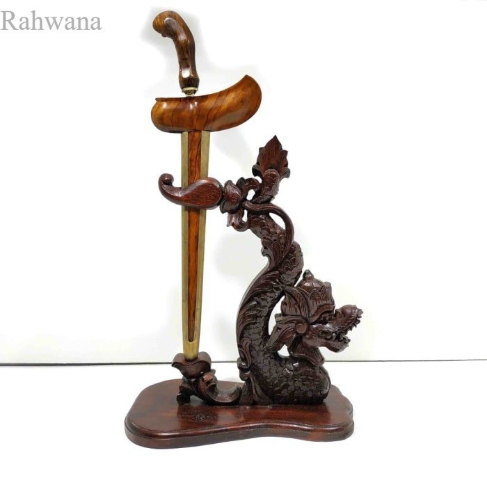 

Stand Jagrak Dudukan Keris Naga antik