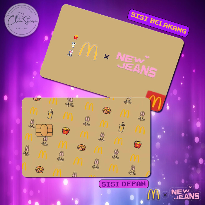 MCD NewJeans KARTU FLAZZ BCA GEN 2 / EMONEY - Mcd x New Jeans