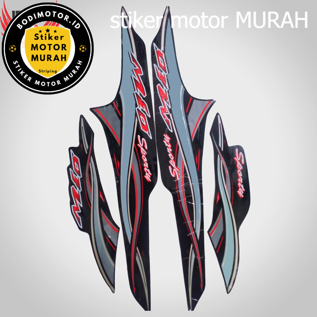 Stiker Striping Yamaha Mio Sporty 2005 - List Stiker Standar Mio Sporty 2005 - Striping Standar Mio 