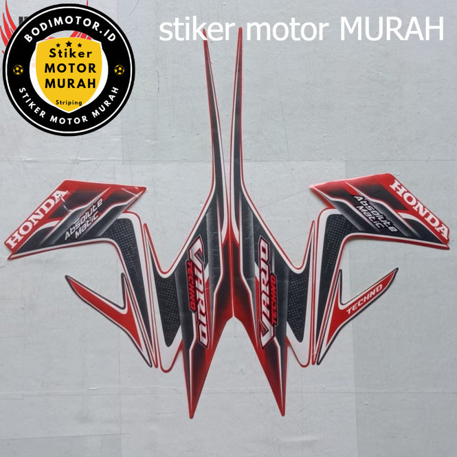 Stiker Striping Honda Vario Techno 2010 - List Stiker Standar Vario Techno 2010 - Striping Standar V