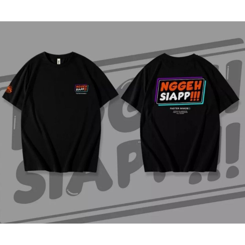 Kaos Nggeh Siap | Baju Distro Faster Nggeh Siap | Pakaian Pria Wanita