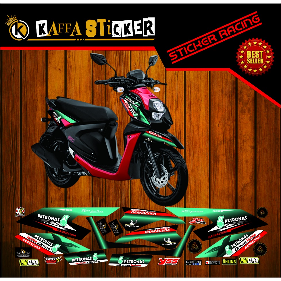 STRIPING TERLARIS Striping X-Ride 125 - Sticker Striping Variasi Motor X-Ride 125 Motif Racing. SFL 