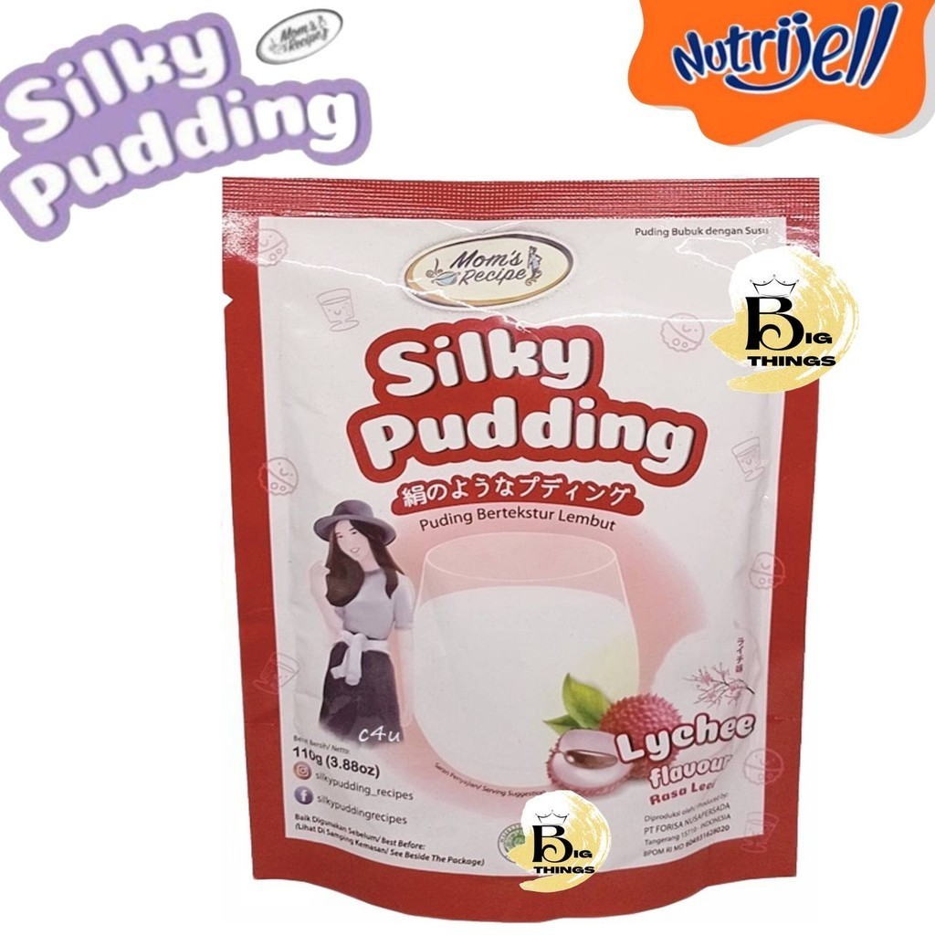 

SOFT SILKY PUDING Rasa Lychee 110g Leci Soft Pudding Mom's Recipe