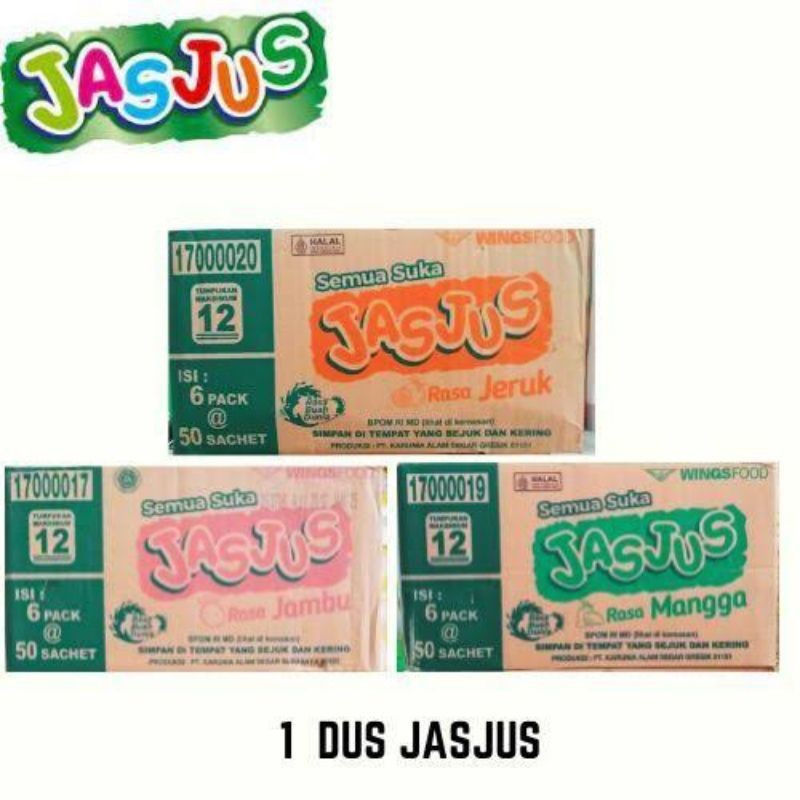 

JASJUS Minuman Sachet satu dus isi 300 Sachet