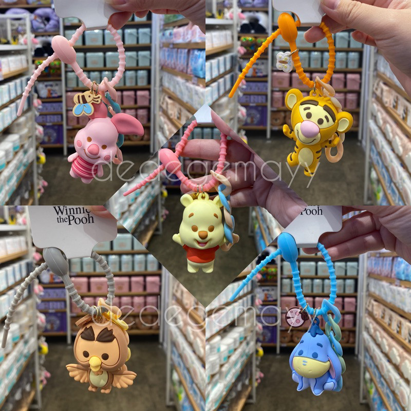 Miniso x Winnie The Pooh - Keychain Gantungan Kunci Pooh Piglet Tiger