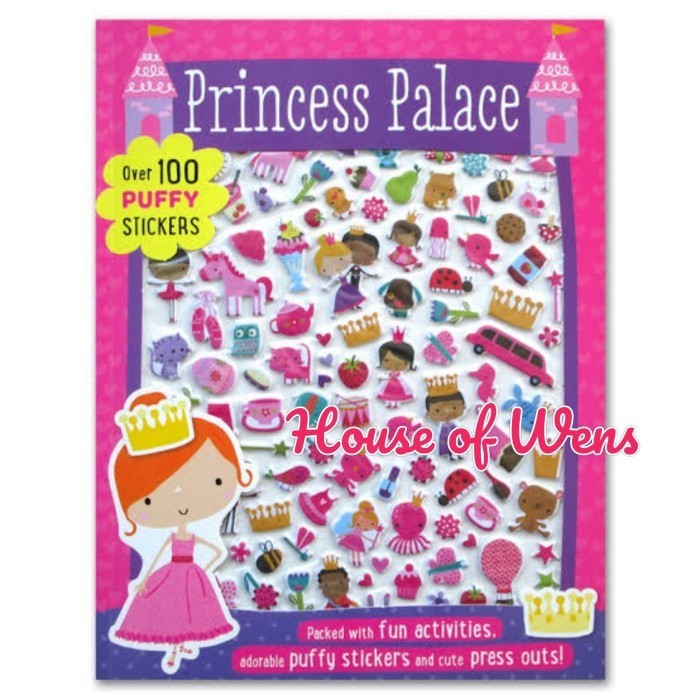 

PUFFY PRINCESS PALACE STICKERS ORIGINAL - BUKU STICKERS PRINCESS