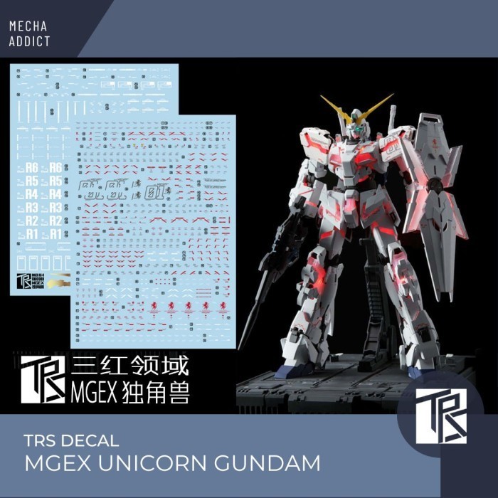 Water Slide Decal MGEX Unicorn Gundam Ver. Ka by TRS