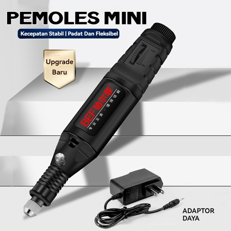 Bor Listrik Mini / Bor Ukir / Kikir Listrik Porting / Gigi Nail Drill / Elektrik Bor / Bor Mini / Pc