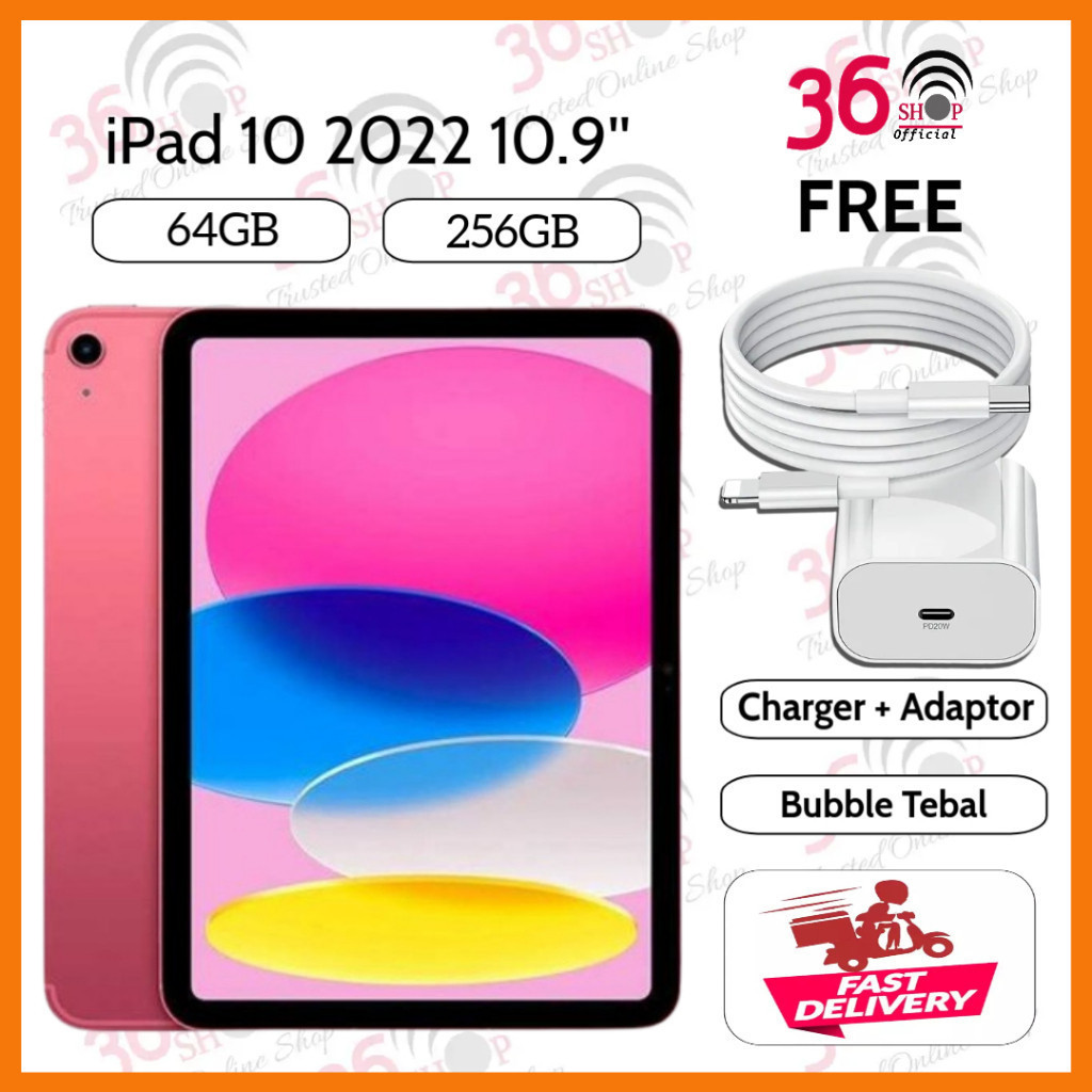 Ipad10 [2022] 10.9 Inch [64GB] [256GB] WiFi Only Garansi Resmi indonesia 1 Tahun