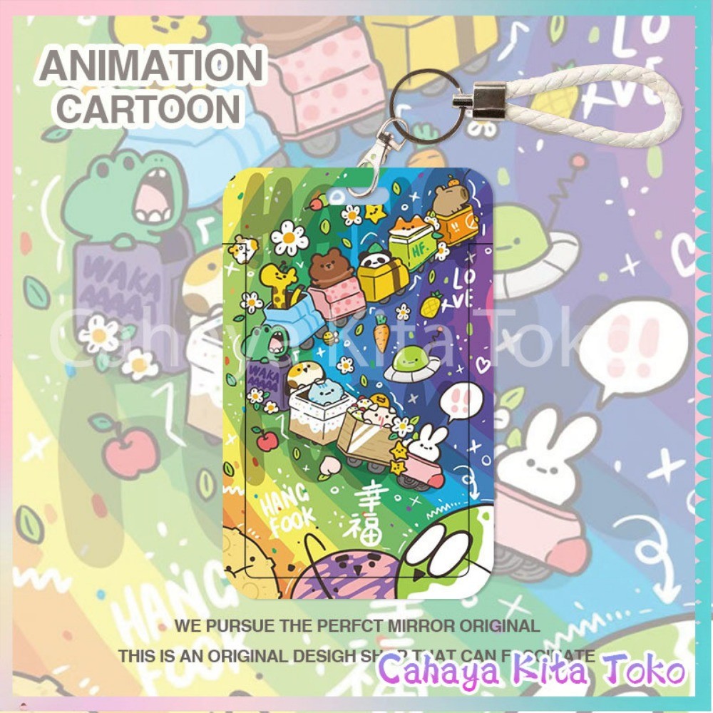 

ID CARD HOLDER/SARUNG KARTU/pesanan Hadiah Khusus/SUPPORT HARGA GROSIR/Bulan kartun