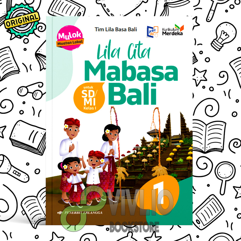 Lila Cita Mabasa Bali untuk SD/MI Kelas I Erlangga