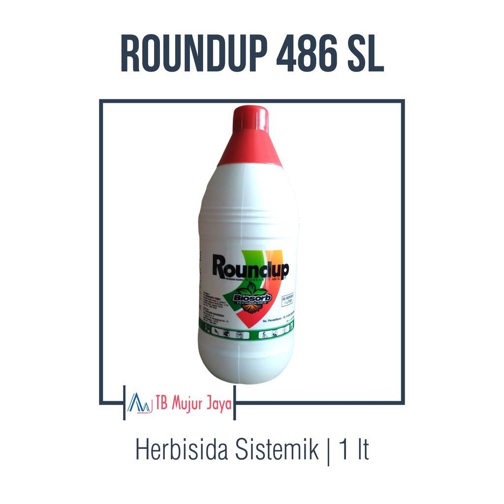 Herbisida Obat Pembasmi Rumput Sistemik Roundup 486 SL 1 Liter
