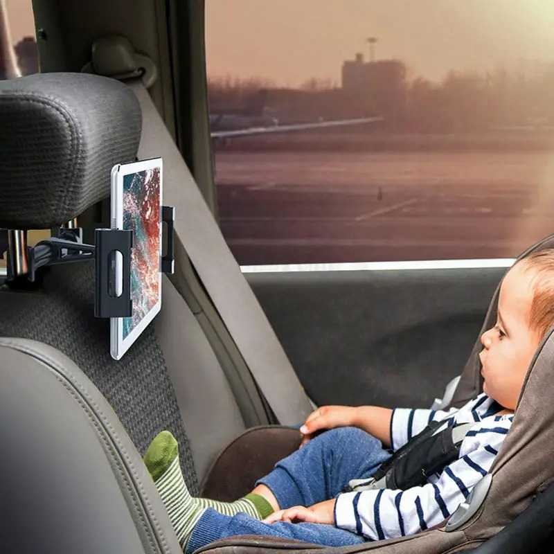 Phone Holder Car Back Seat Headrest Mount Adjustable