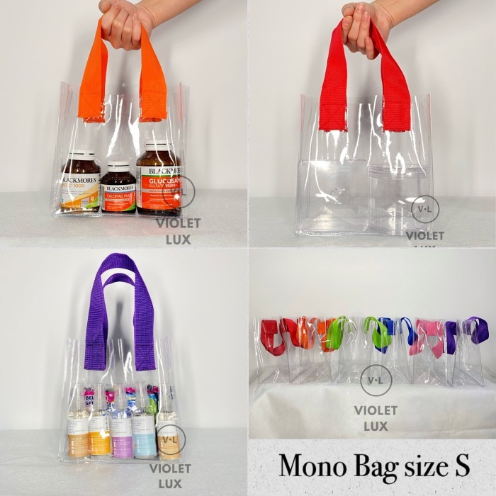 

[New Arrival Grosir (6pcs) - Mono Bag Tas Mika Hampers Belanja Serbaguna - S