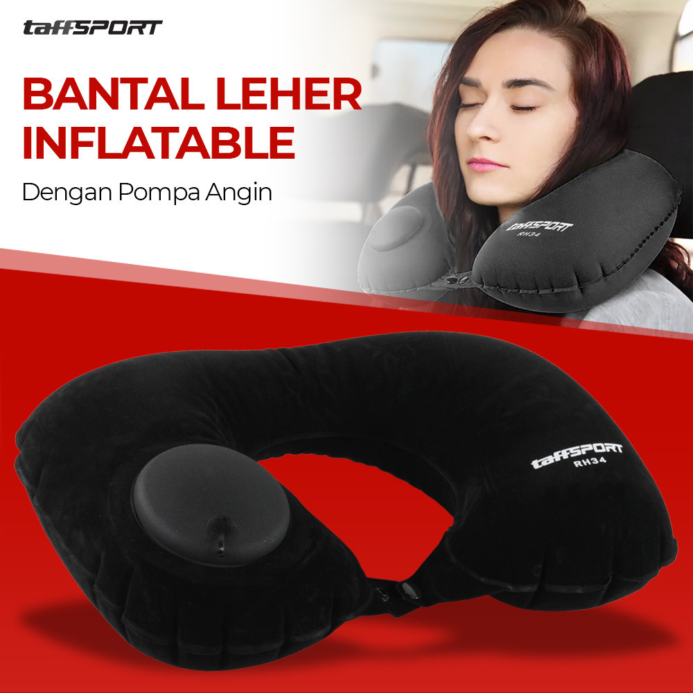 

TaffSPORT Bantal Leher Angin Travel Inflatable Neck Pillow U-Shaped - RH34 TERLARIS