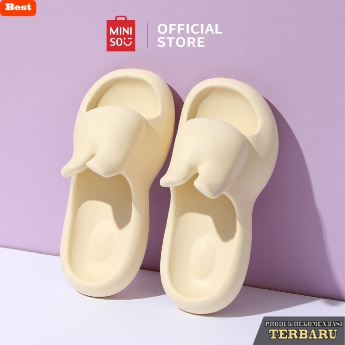 sandal wanita trend sekarang MINISO Sandal Wanita Women's Slippers Kelinci Mode EVA Sendal Wanita - 
