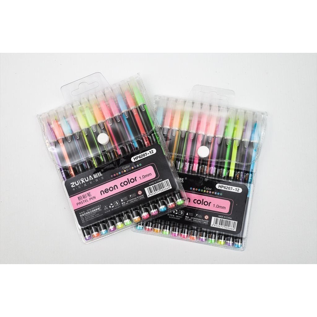

BRP Gel Pen GLITTER PASTEL NEON (1 Lusin)