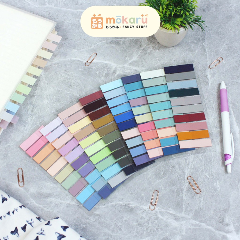 

PNM Panmomo 10 Colorful Index Page Markers Pembatas Penanda Buku Index & Mark Sticky Notes