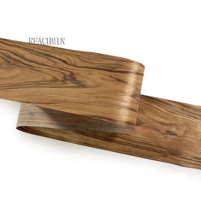 

1 Roll Natural EBONY Zingana (Microberlinla sp) Veneer Thin Handmade DIY Solid Wood Decorative Panel Skin Speaker Renovation