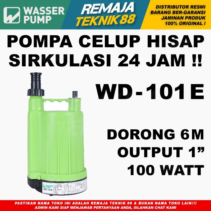 POMPA CELUP AIR BERSIH / WASSER WD 101 E / WD 101E / WD101 E kiranatokos