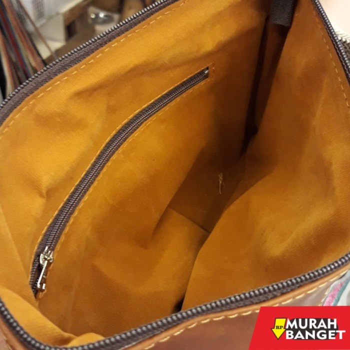 tas selempang wanita simple elegan Tas Selempang Anyam Kulit Sapi Asli - Tas Wanita Selempang Anyam 