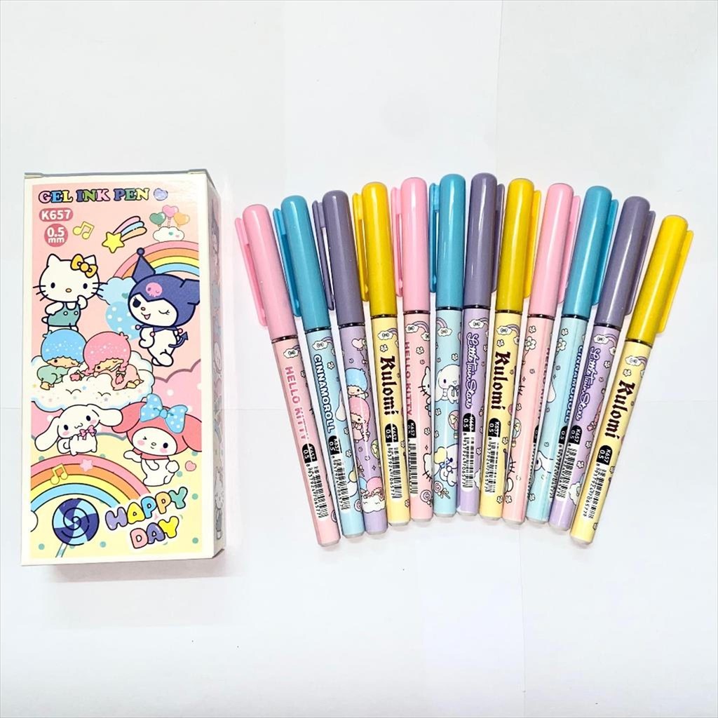 

(D) Gel Pen k-657 (12pcs)