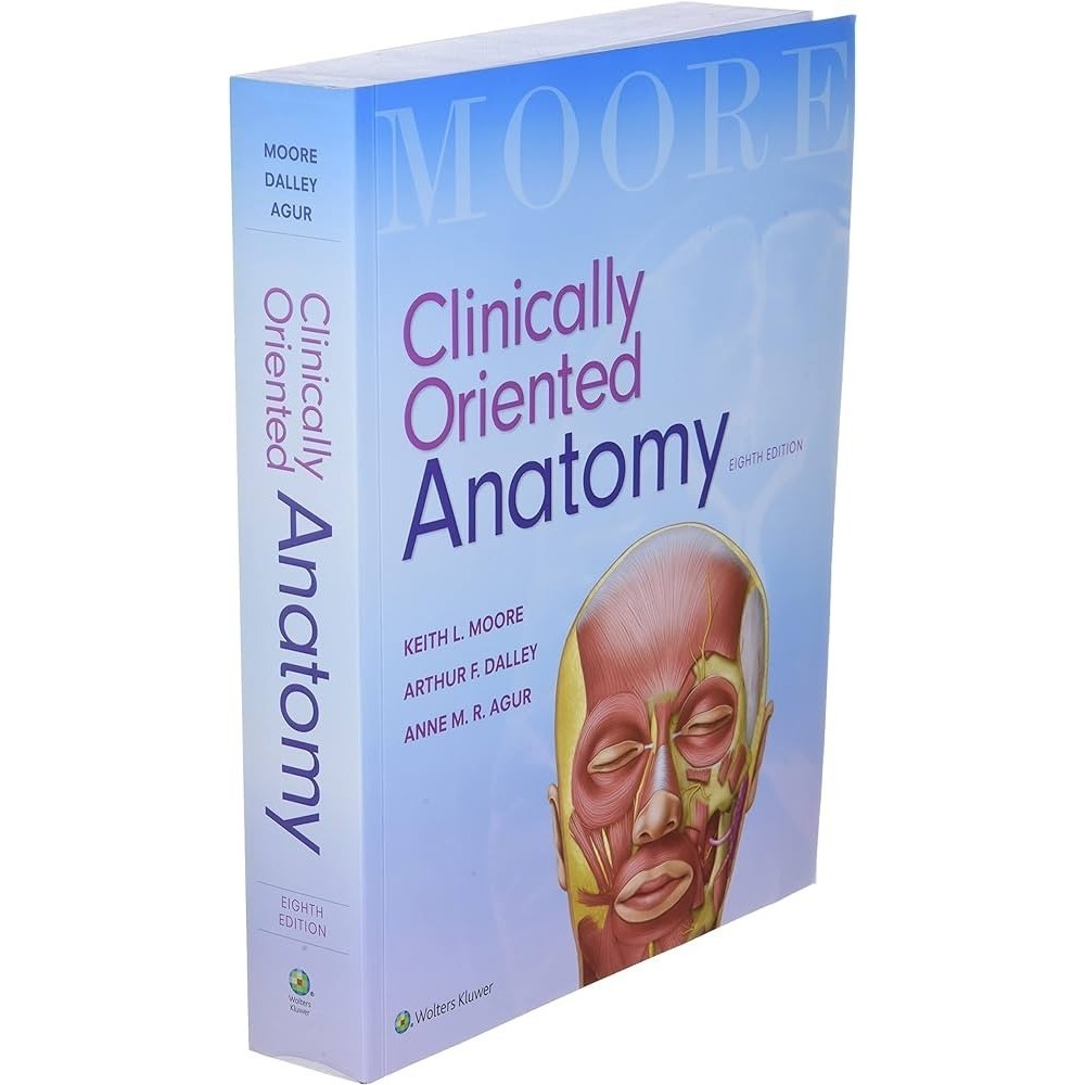 Buku Baru Moore Clinically Oriented Anatomy 8th Eighth Edition G