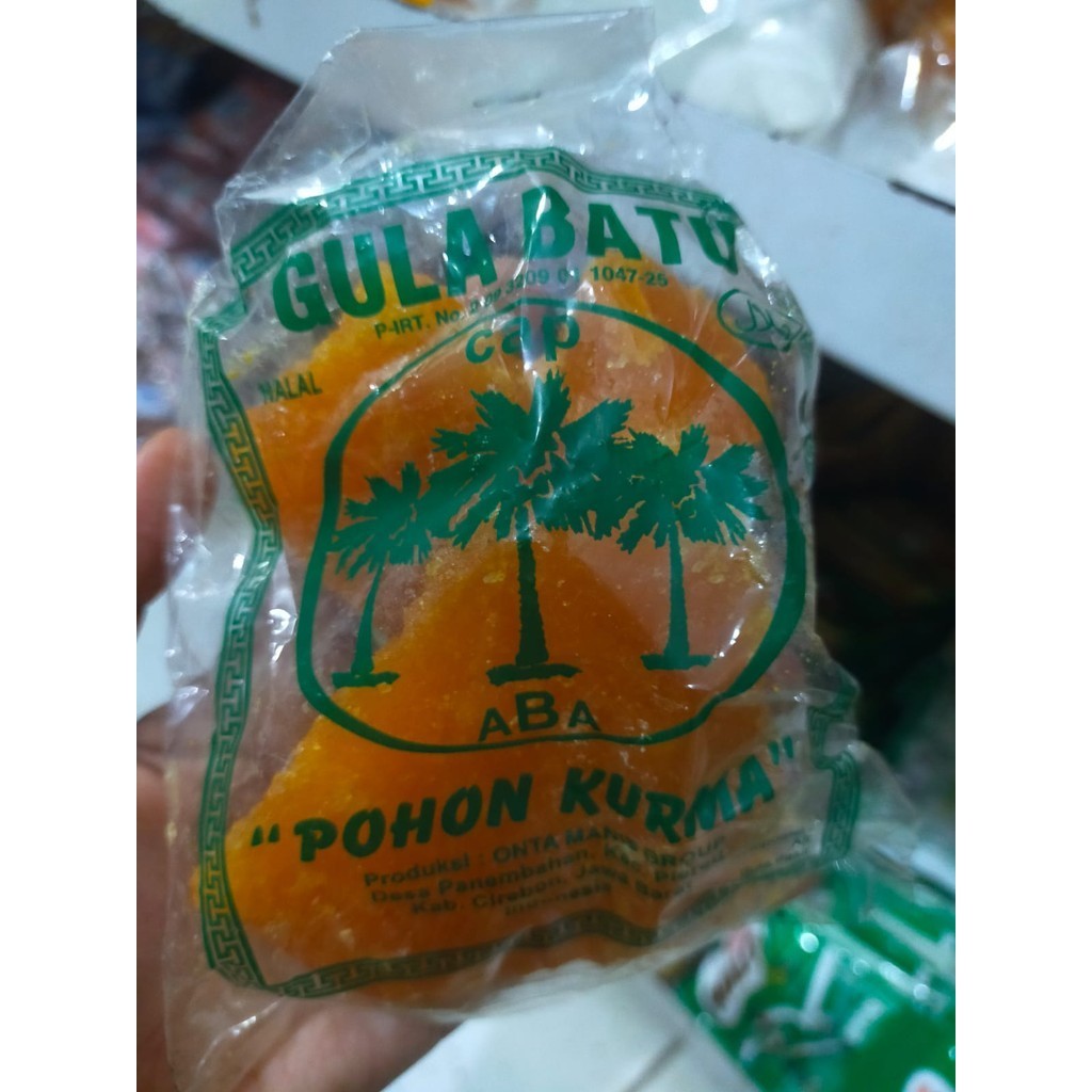 

Gula batu khas cirebon//gula batu kuning kemasan bisa COD