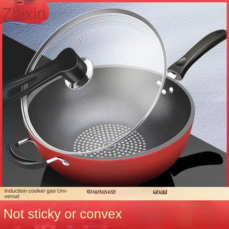 grill Non Stick Pan, Vegetable Frying Pan, Induction Cooker, Frying Pan, Iron Pot, Household Non Oil