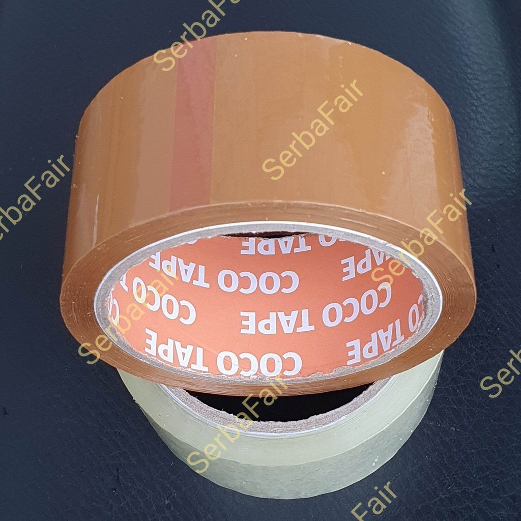 

Lakban COCO Orange Core 2 Inch (45mm) x 50 METER Ekonomis Kualitas Lengket