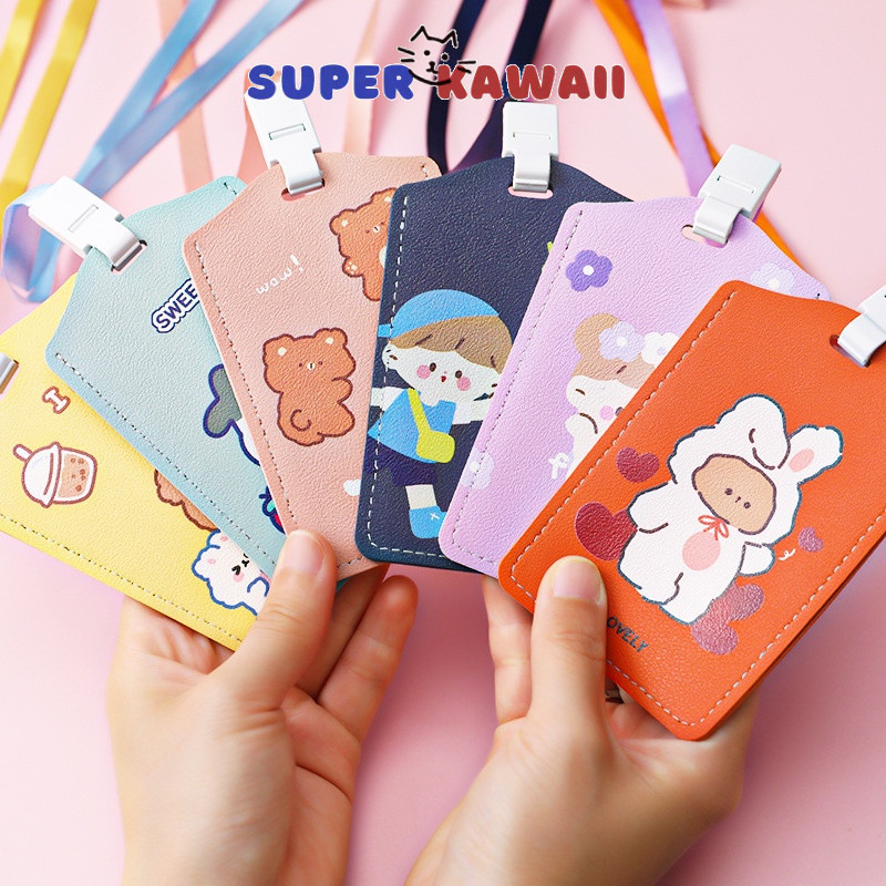

Super Kawaii - [SK22] Lanyard / Name tag / ID Card / Gantungan Kartu / Card Holder motif Lucu