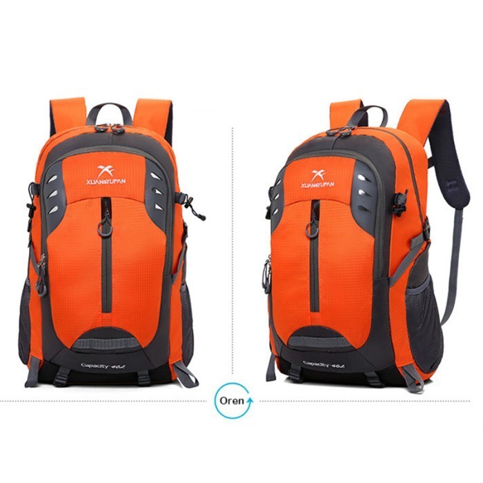 Tas Ransel Pria Kasual Backpack Tas Gunung Outdoor TR112 - Orange