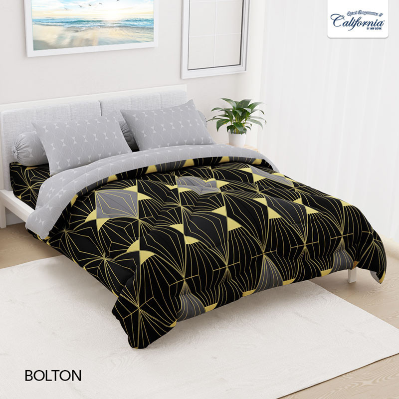 CALIFORNIA Bed Cover King Fitted 180x200 Bolton