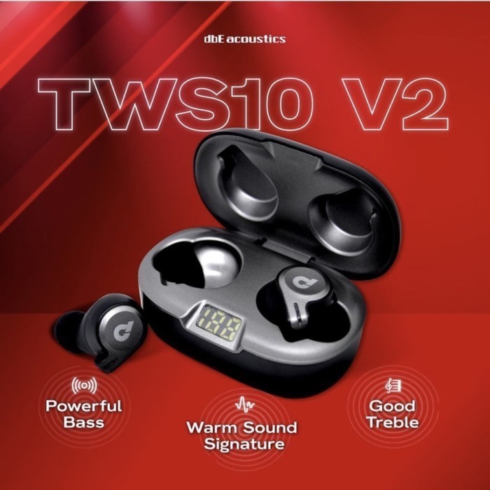 DBE TWS10 True Wireless Earphone Bluetooth 5.0 High Fidelity TWS