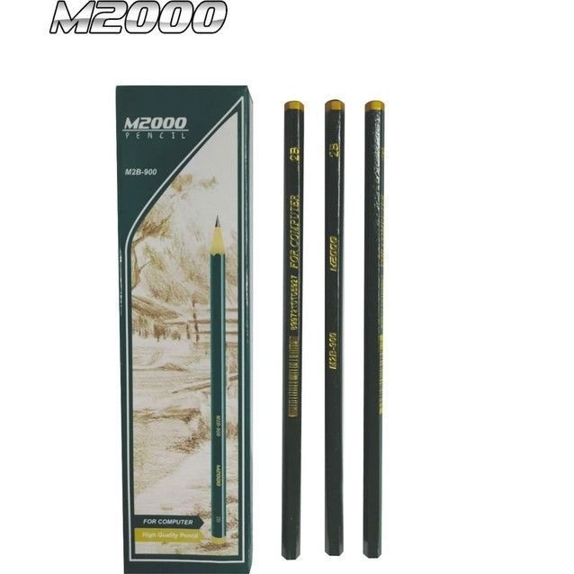 

12 Pcs / 1 Lusin Pensil 2B M2000 Type M2B-900
