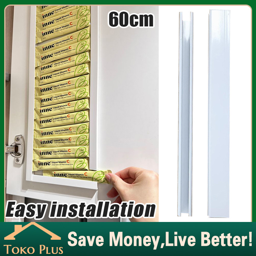 Rak Organizer Dinding Tempel Dapur Lemari Pakaian Multifungsi Tembok Minimalis Diy Kotak Tempat Peny