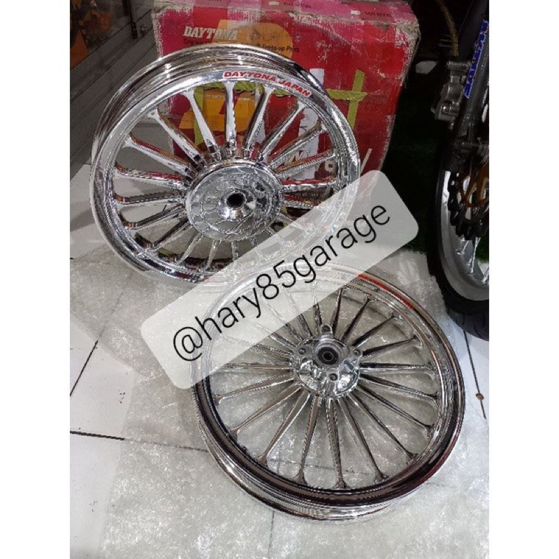 VELG PELEG VARIO 110 BEAT SCOOPY DAYTONA SUPER CROME ORIGINAL