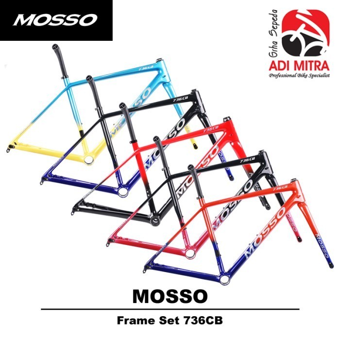 Mosso 736CB Frame Set Sepeda Road Bike Full Carbon Disc Brake [700C]