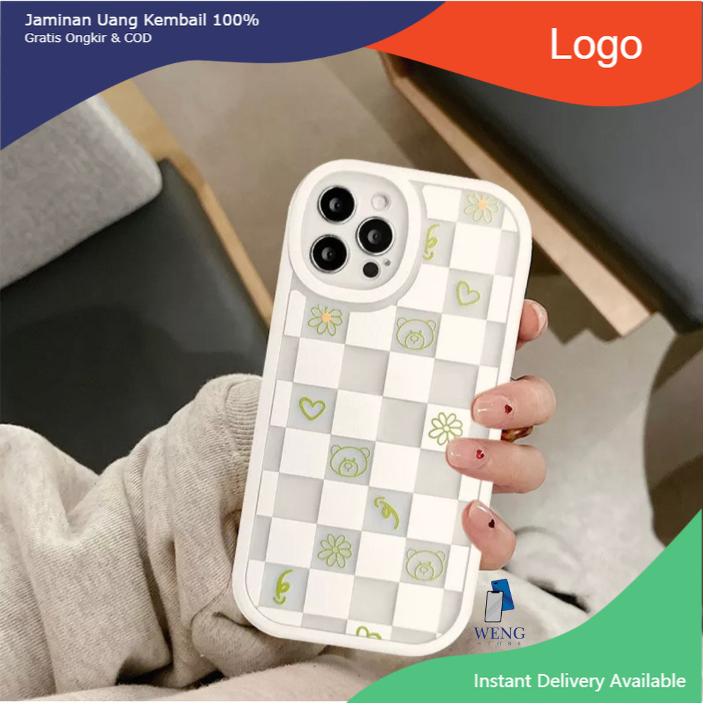 Fnko Case Motif Catur White For Vivo Y91 Y95 Y91C Y12 Y15 Y17 Y20 Y12S Y15S Y33S Y21S Y30 Y50