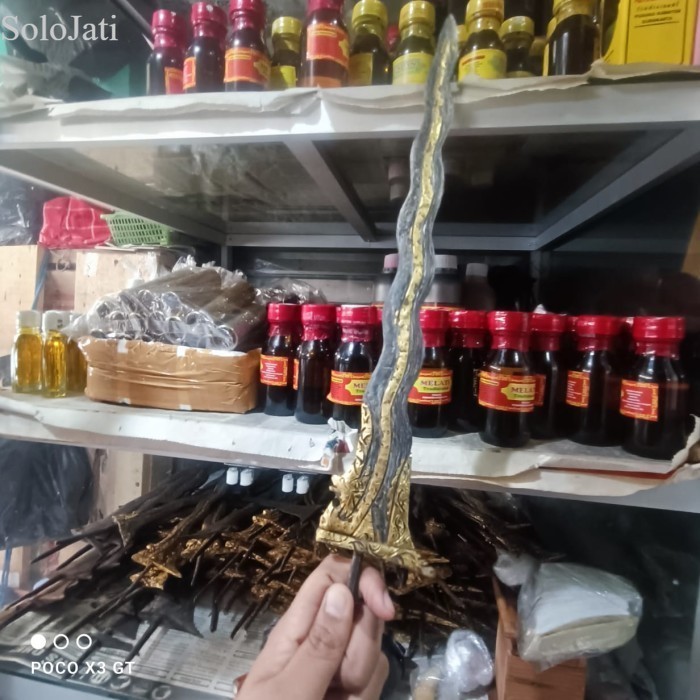 

keris sabuk inten naga raja kinatah sepuh majapahit bk megantara sengk antik