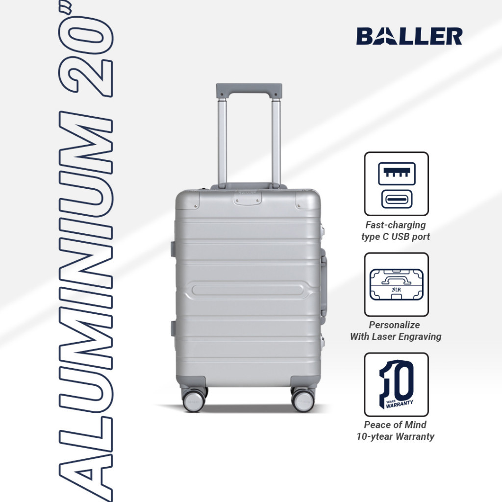 promo BALLER - Koper Baller Aluminium 20 inch - Silver