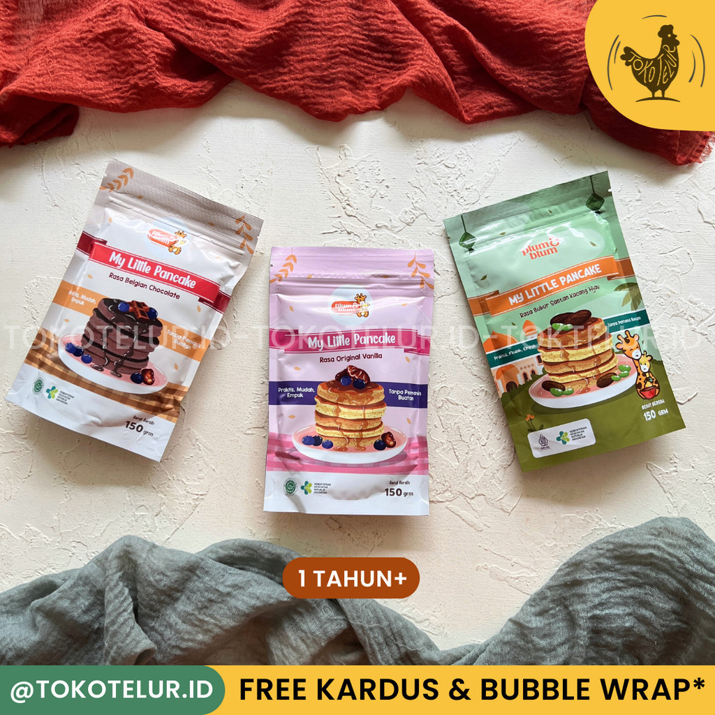 

PLUM & BLUM - PB Tepung Pancake Mix | Snack Cemilan Sehat Anak MPASI