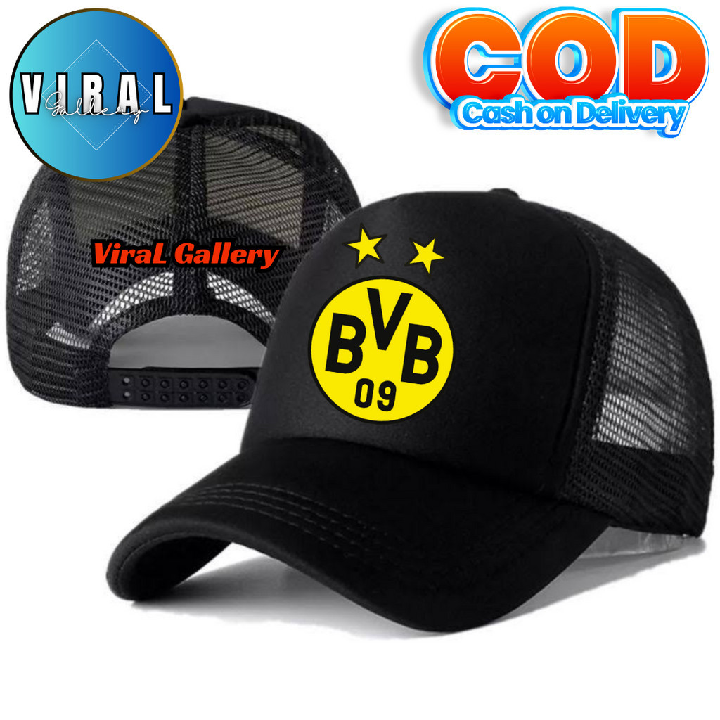 ViraL Gallery Topi Trucker BORUSSIA DORTMUND - Topi Distro BORUSSIA DORTMUND Logo - Topi BORUSSIA DO