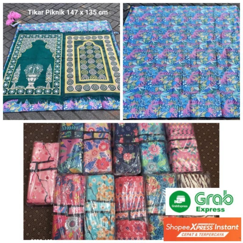 Tikar piknik | Alas duduk | Alas Sajadah